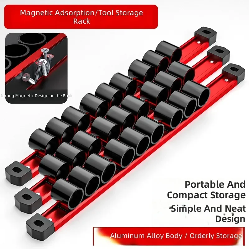 for Strong Magnetic Tool Storage Rack Multifunctional Screwdriver Holder Auto Repair Tool Organizer Wall Mount Magnet Bar
