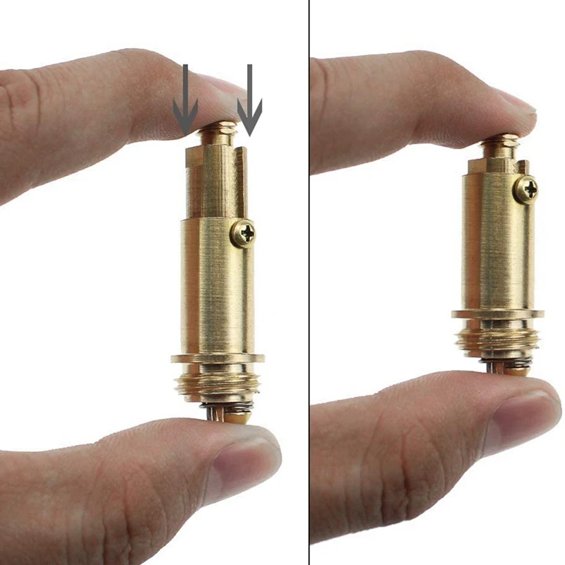 6-częściowa zatyczka do zlewu Wymienna zatyczka do zlewu w wannie Clack Spring Brass Plug Bolt do zlewu kuchennego Zatyczka do odpływu wanny