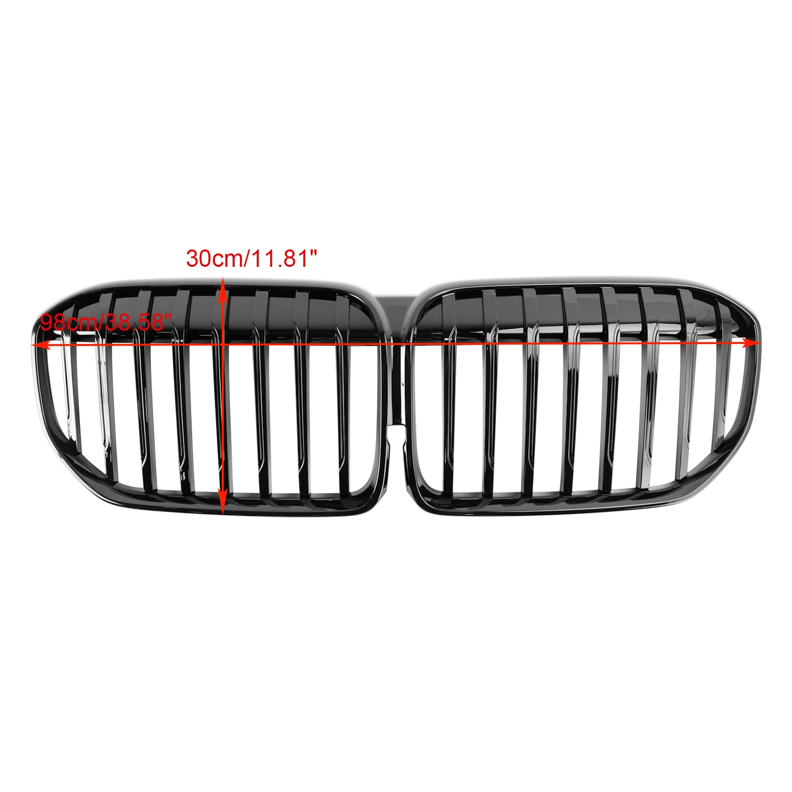 Car Racing Gloss Black Grille for BMW 7 Series G11 G12 2019 2020 2021 2022 2023 Replacement