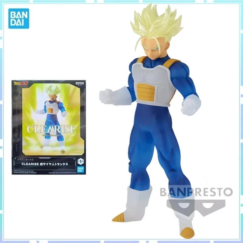 

Bandai Original BANPRESTO Anime Dragon Ball Z CLEARISE Super Saiyan Trunks Action Figures Collection Model Toys