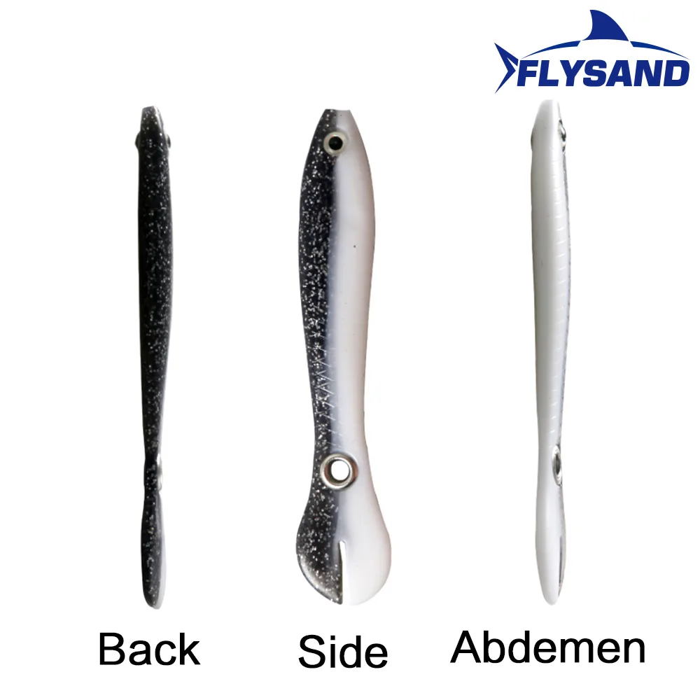 FLYSAND Fishing Lure Fishing Gear Bass Lures 10cm Soft Bionic Fishing Lure Stuff Realistic Swimming Fishing Soft Bait Accessory