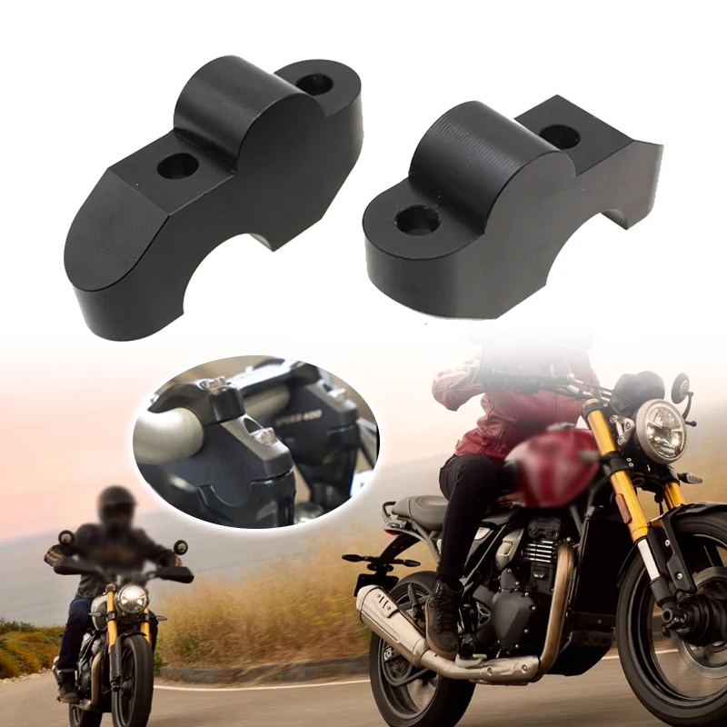 

NEW 2024 For Speed 400 Speed400 Motorcycle Handlebar Riser Mount Clamp Handle Bar Improve comfortable sitting posture SPEED400