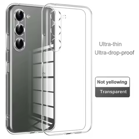 Soft Silicone Clear Phone Case for Samsung A56 A55 A53 A13 A52 A35 A34 A33 A54 A16 A15 A36 A51 A52S S24 S22 S21 S23 S25 Ultra