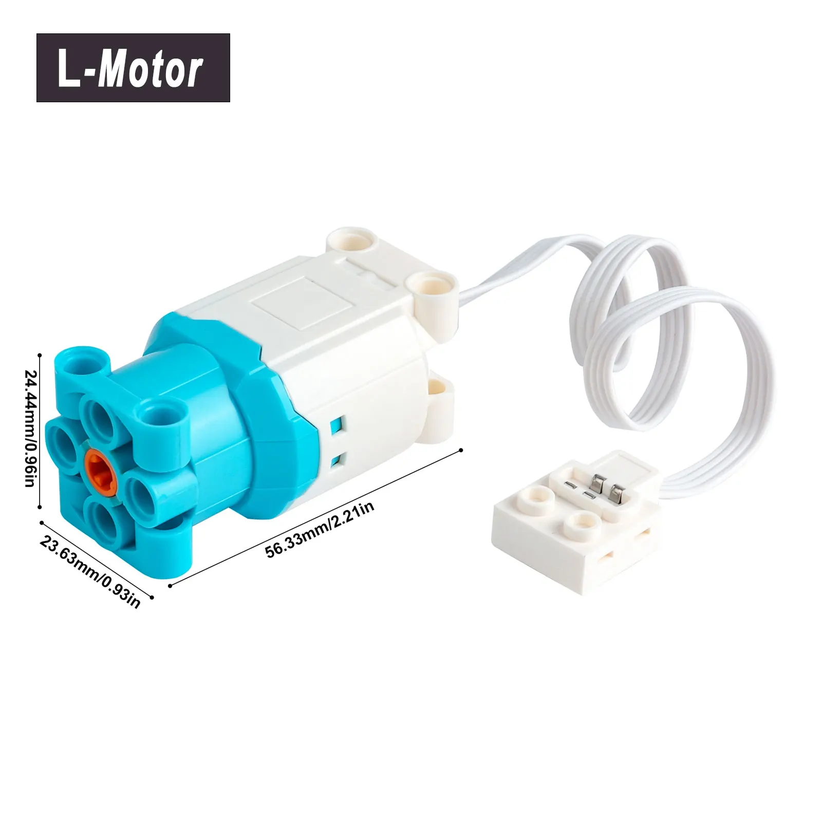 Servomotor M/XL/L con función de potencia de alta velocidad para bloques de construcción de robots Legoeds, Motor RC reforzado con Kit de caja de batería