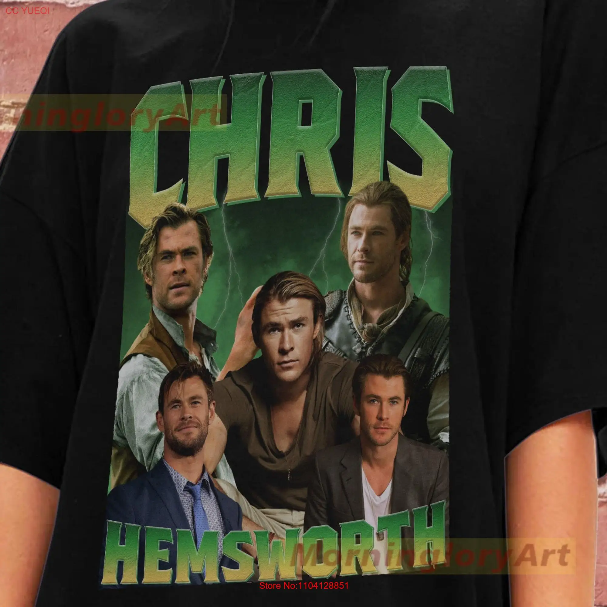 كريس هيمسورث-سترة قطنية تي شيرت ، أكمام طويلة أو قصيرة ، ملابس سترة ، CH02 #1