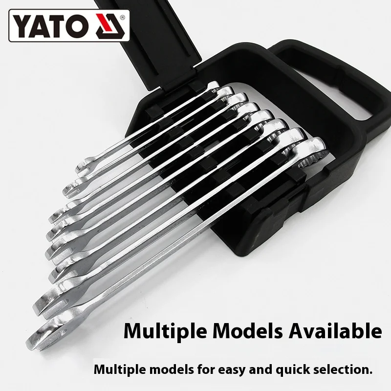 CRV Combination Open-End Wrench Set Industrial Socket/Wrench/Ratchet Metric Measurement System Steel Material OEM Customizable