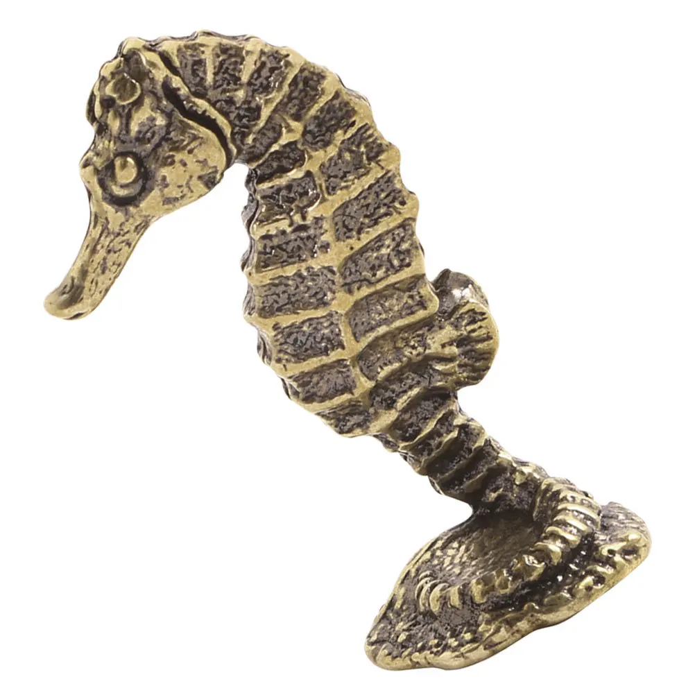 

Seahorse Vintage Marine Animal Ornament Table Decoration Home Office Living .08x1.14 Inch Coastal