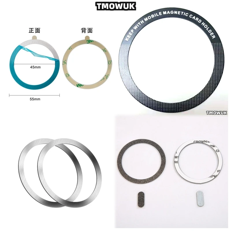 

For OnePlus 13 12 9 Ace 2 3 3V 2V Pro Nord For Magsafe - High - Quality Metal Plate Ring For Wireless Charging