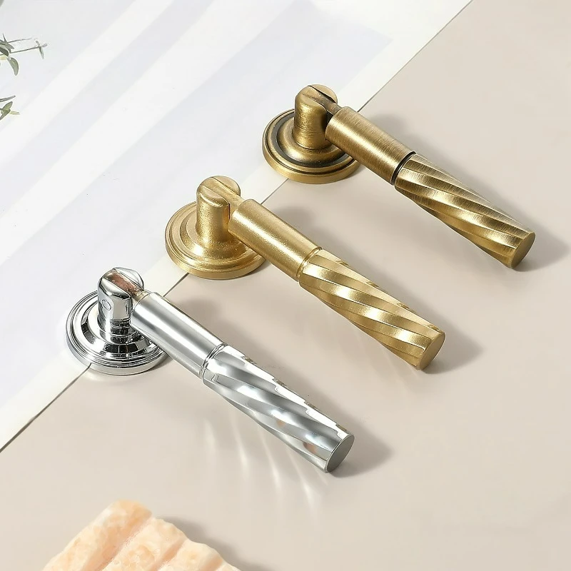 French High-end Cabinets, Wardrobes, Drawers, Bucket Cabinets, Copper Door Handles, Minimalist Furniture Cabinets, Brass Handles