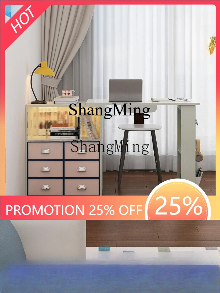 

FG good-looking premium small island table integrated dining table display cabinet sofa partition desk solid wood