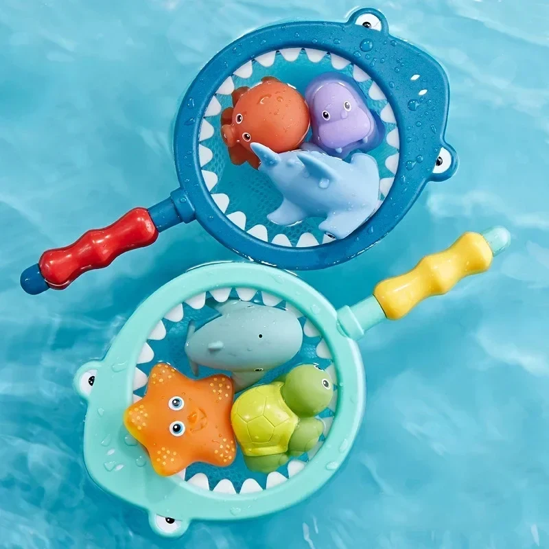 Baby Water Toys Water Spray Bath Toys Swimming For Summer Play Water Fishing Bath Kids set Baby Toys For Kid Gift