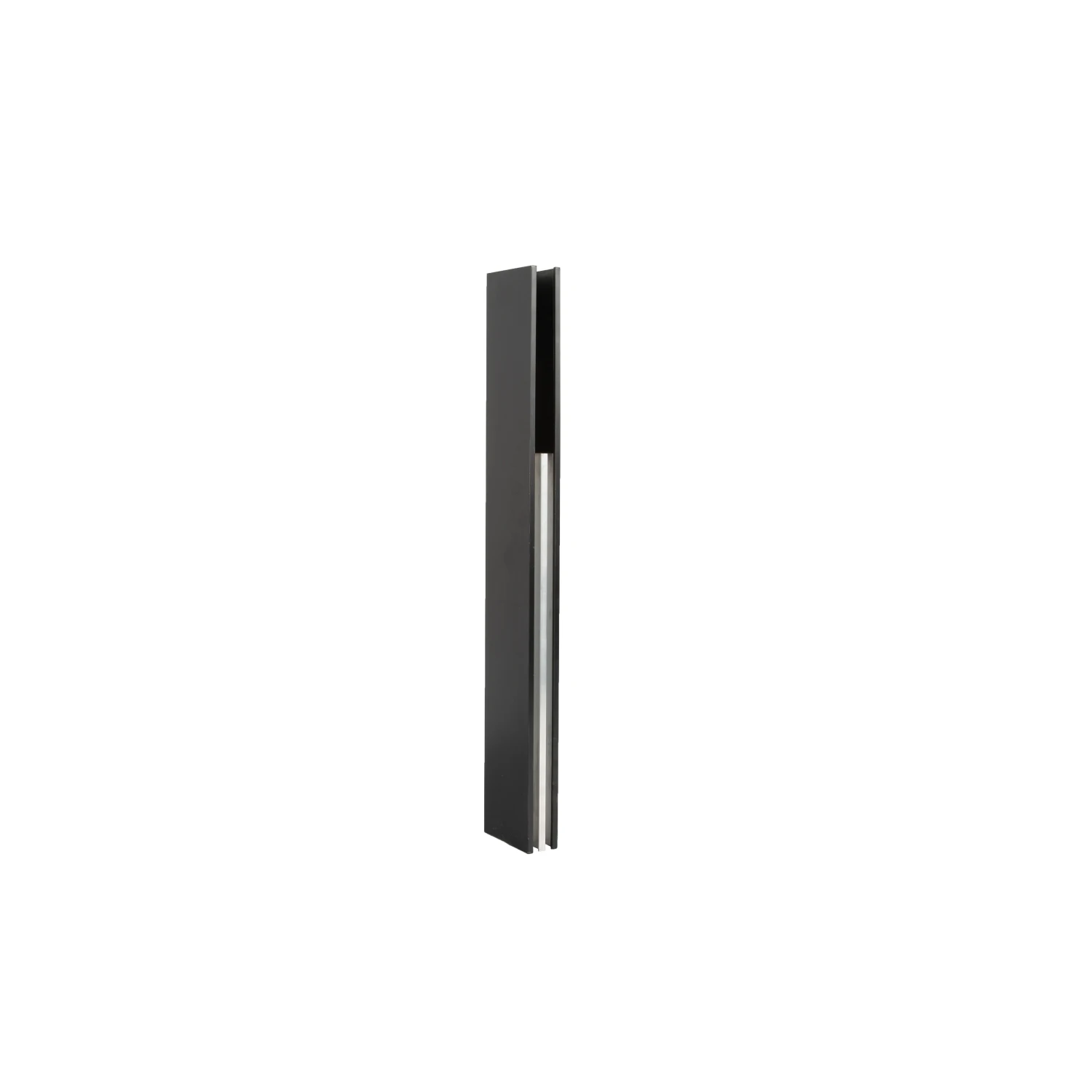 

Frameless Double Sliding Shower Door Matte Black Track - 22D01P06-MB