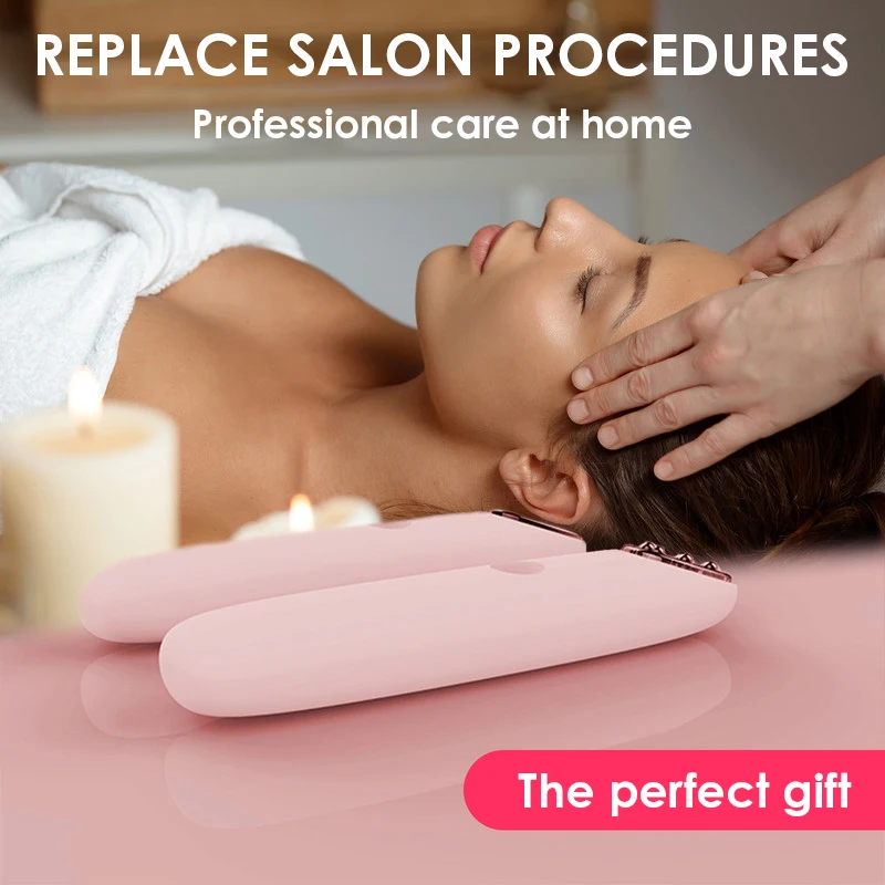 Vibración 45 ℃   Pluma masajeadora de ojos eléctrica, cara delgada, antibolsa, arrugas, radiofrecuencia, cuidado de belleza, elimina las ojeras negras