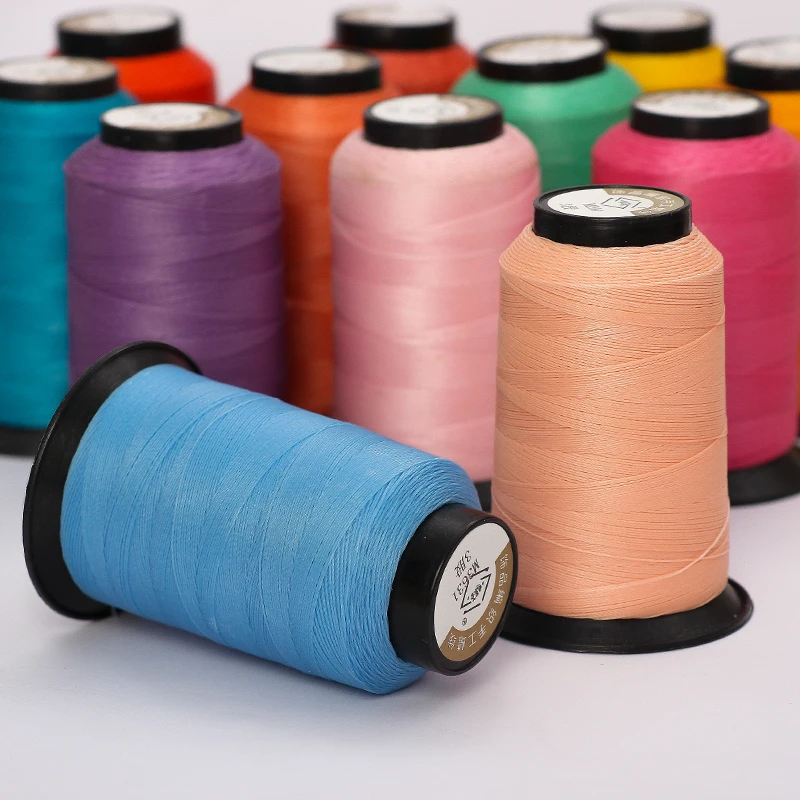Morandi Color Extremely Fine 0.3mm Round Wax Thread  3 Strands Hand Woven Rope Winding Bead Wire DIY