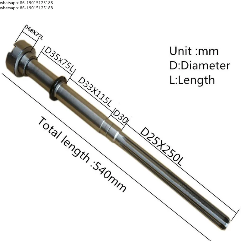 1PC Milling Machine Shaft Spindle Taiwan Rocker NT30 Vertical Mill Part