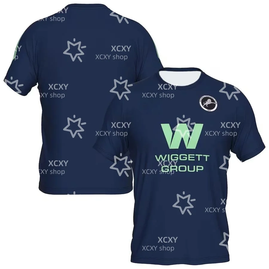 

Футболка для мужчин English Football Millwall Home and Away, быстросохнущая, дышащая, спортивная, унисекс, тренировочная форма, пляжная одежда, гидрокостюм