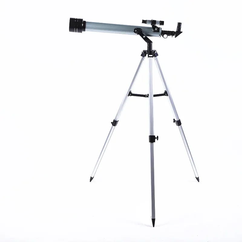 F70060 Portable Outdoor Camping Refractor 60mm Astronomical Telescope with Tripod and Finder Scope for Kids Beginners