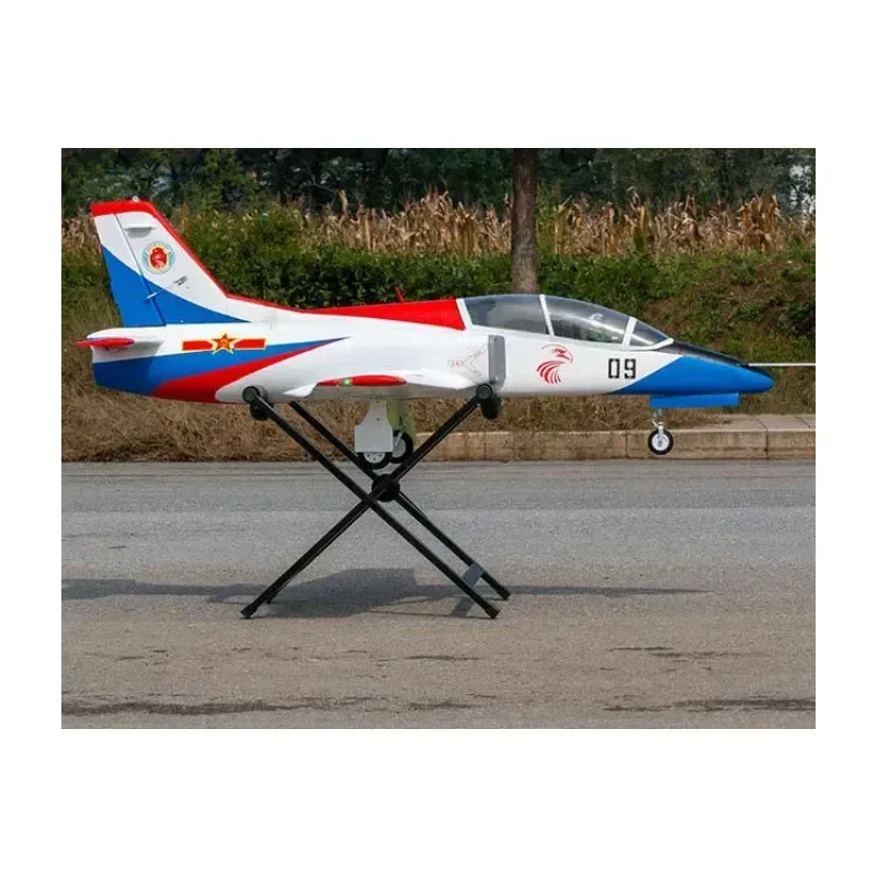 FLYFANS Metal RC Airplane Stand Desktop & Field Holder for Fixed-Wing EDF Jet Model Aircraft Display Maintenance