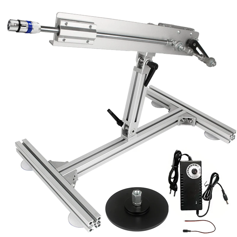 3XLR 6-20CM/3-15CM/2-8CM carrera 100V-240VCActuador lineal telescópico de gran empuje con soporte plegable ventosa conector