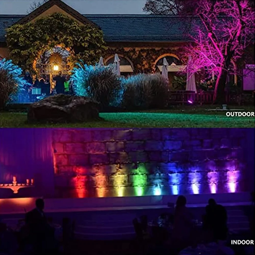 12W LED luce sotterranea RGB esterno impermeabile 12V giardino interrato paesaggio lampada che cambia colore IP67 per prato percorso gradino cortile