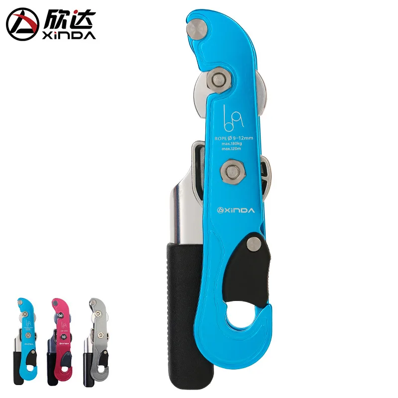 Outdoor Rock Climbing Slow Descent Device, Lifesaving Stop, Manual, Protection Speed, P141
