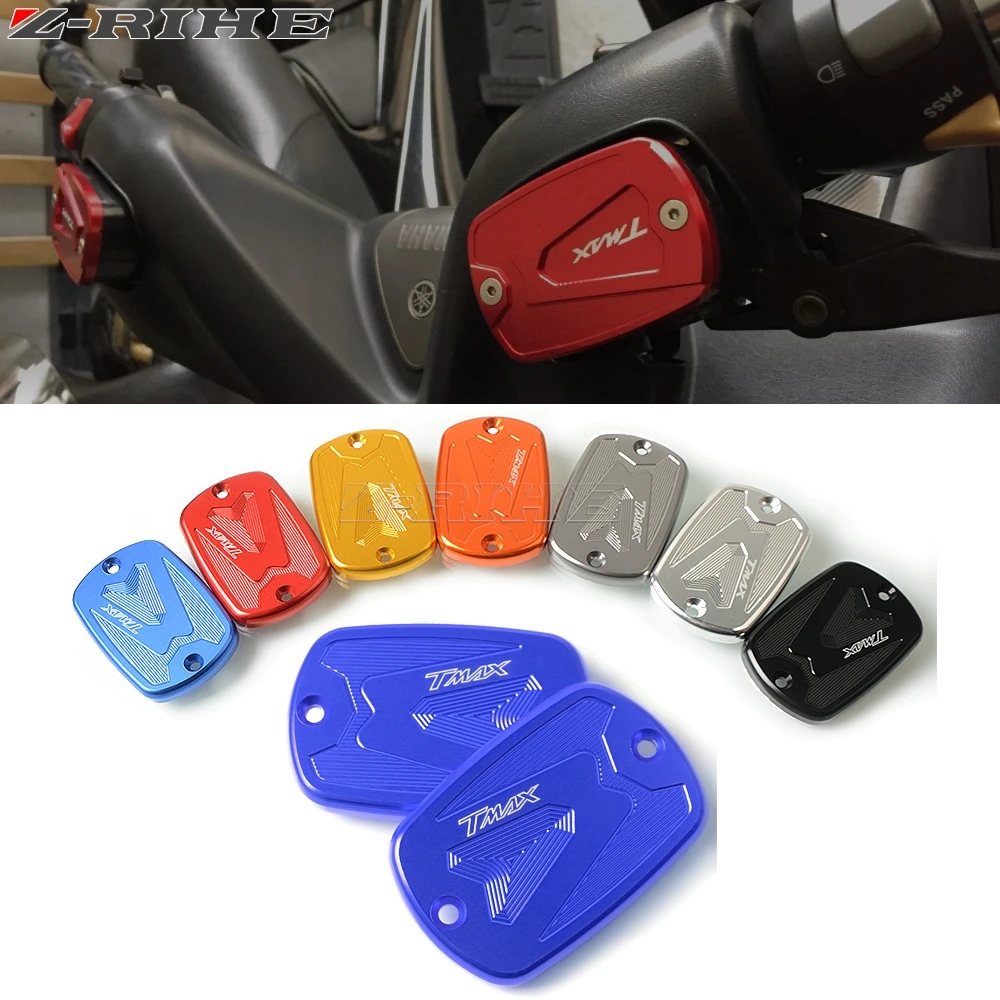 CNC Aluminum Tmax 530 500 Brake Fluid Reservoir Cap Cover For Yamaha T Max T-Max 500 2004-2011 Tmax 530 DX SX 2012-2017