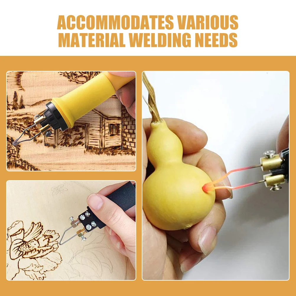 25 قطعة مجموعة نصائح حرق الخشب قابلة للاستبدال بيروغرافيا القلم المناقير لنحت الخشب وحام المهنية سلك الحديد نصائح مجموعة