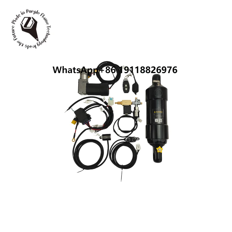 

Purple Flame Factory High-quality and Adjustable Motorcycle air Shock Absorbers for Fat Boy/Breakout Shock Absorber
