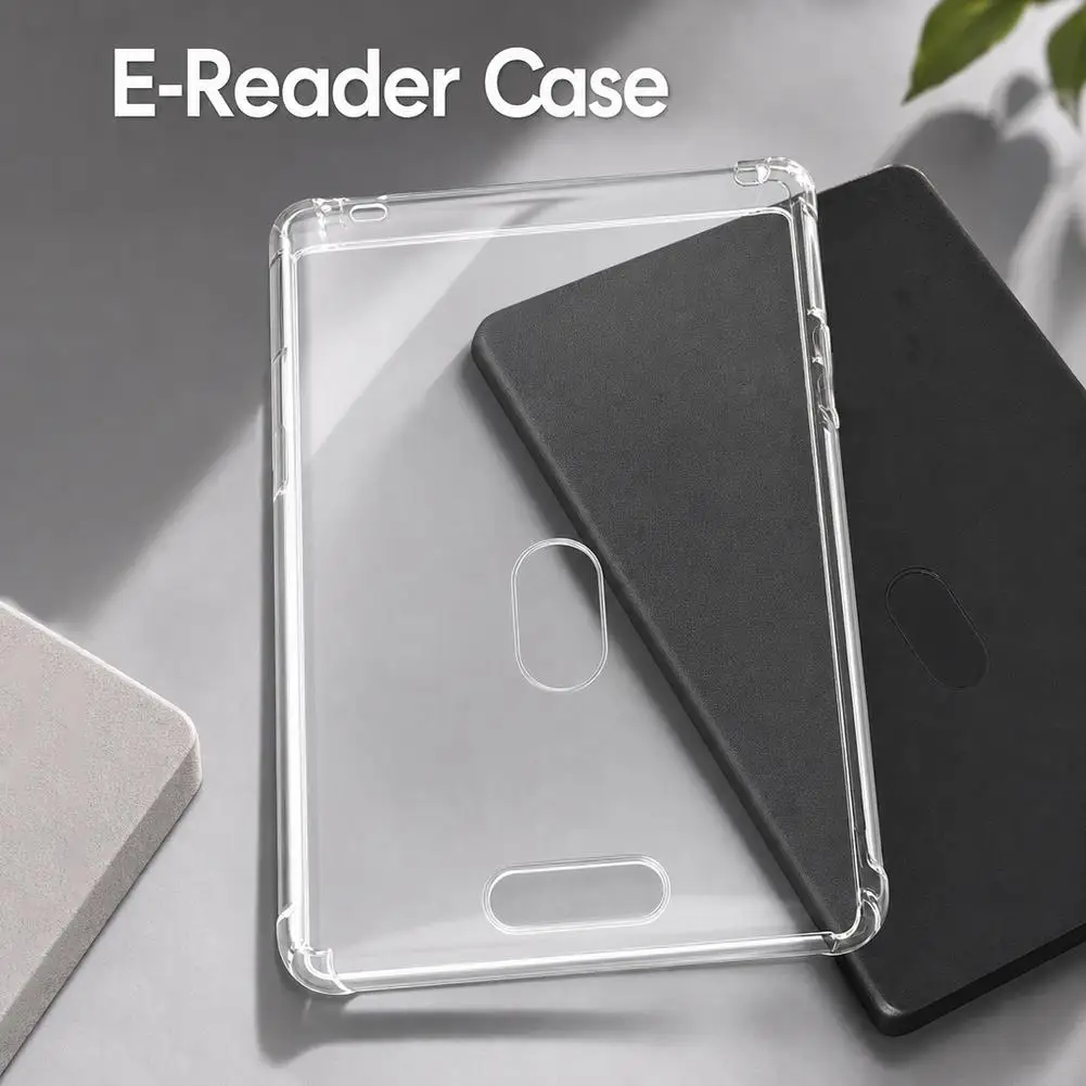 Funda Case For XTEINK X4 Pro E‑Book,4.3'', TPU Slim Shockproof Soft Transparent Cover Shockproof Airbags, Anti-Yellowing