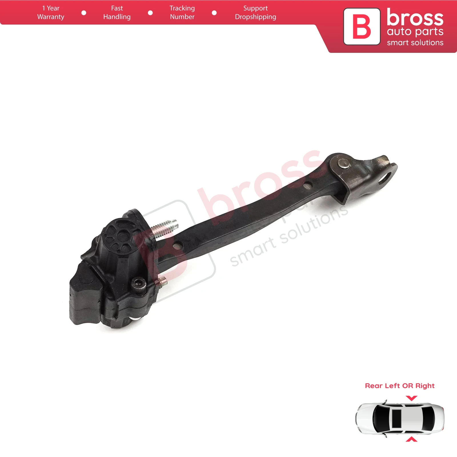 

BDP1324 Rear Left or Right Door Catch Hinge Brake Stop Check Strap Limiter for Citroen C3 Aircross MK1 A88 2017-2024 YQ00232680