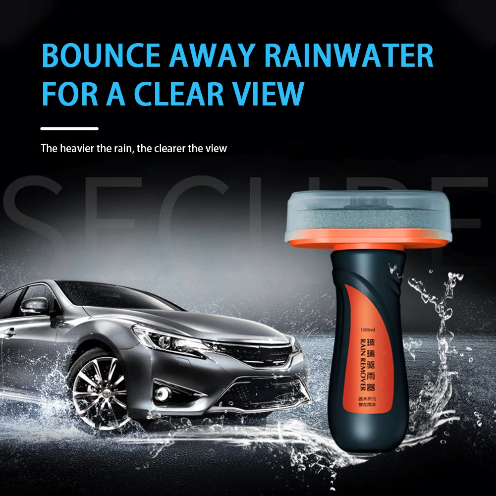 Glass Cleaner With Rain-Repellant Multifunctional Automotive Glass Cleaner For Furniture Glass