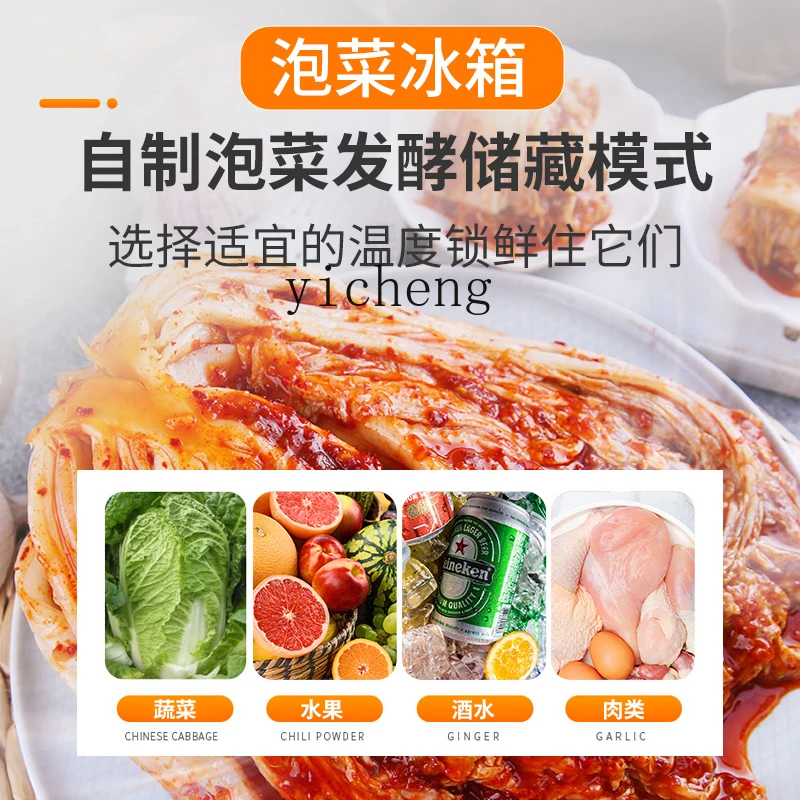 ZK constant temperature fermentation kimchi special refrigerator freezer freezer household small energy-saving horizontal