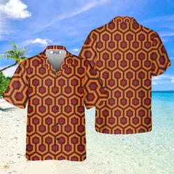 Camisa informal de palomitas de maíz hawaianas para hombre, ropa de playa 3D, dibujos animados sociales, súper grande, divertida, manga corta, Dazn, nueva lista de venta, Floral