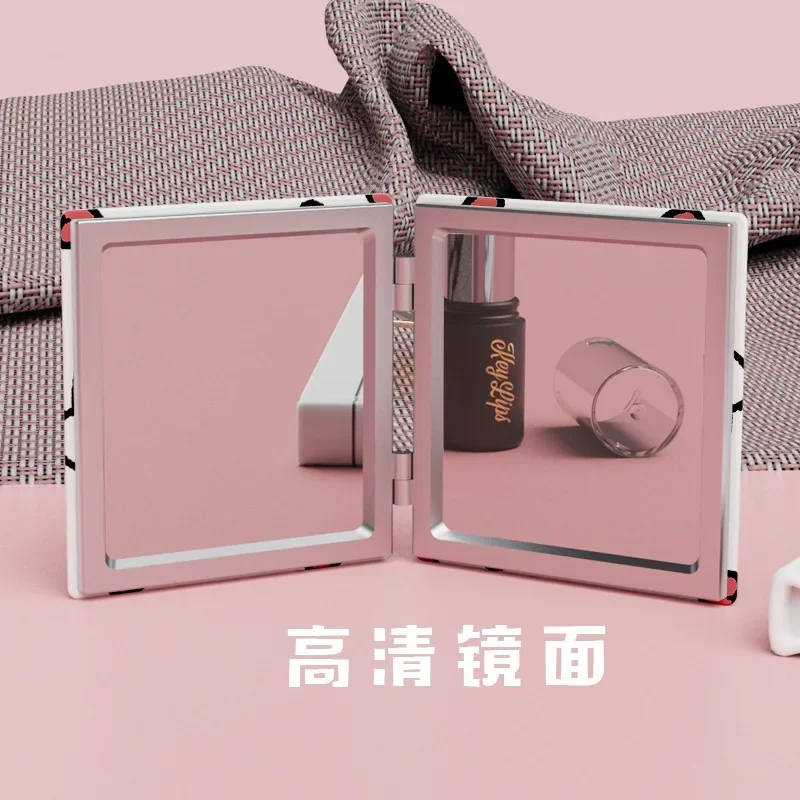 2026 New Anime Hatsune Miku Kawaii Q Version Model Figure Mini Mirror Portable Two-Sided Folding Makeup Mirror Girls Gifts