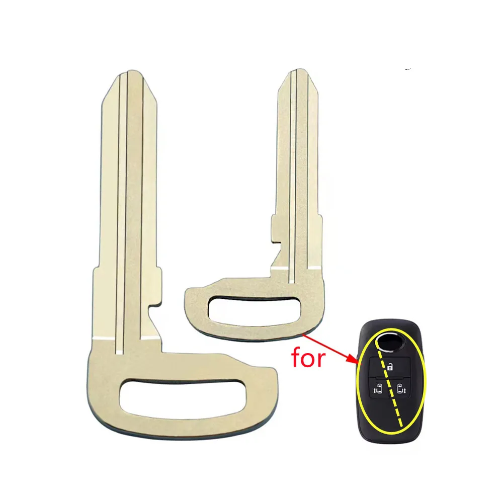 10pcs/lot Emergency Insert Smart Small Key Blade Mechanical Key for Daihashu for Toyota
