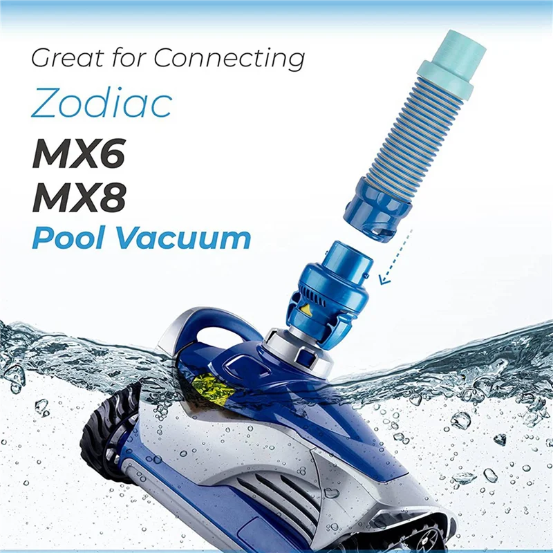 

AA81-X77094 Pool Vacuum Hose Adapter For Zodiac MX6 MX8 Pool Cleaner, Pool Suction Adapter Leaf Catcher Hose Adaptor 4 Pack