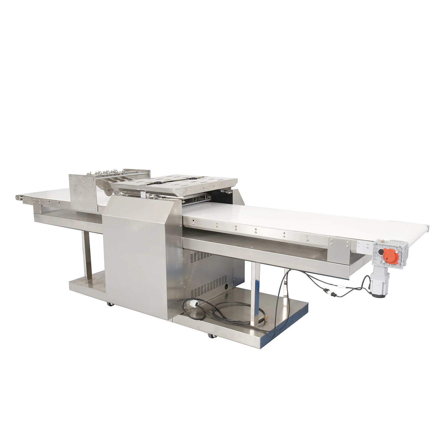 Continuous Shape Automatic Dough Sheet Cutting Machine Croissant Egg Tart Shell Donuts Cutting Bakeries Slicers