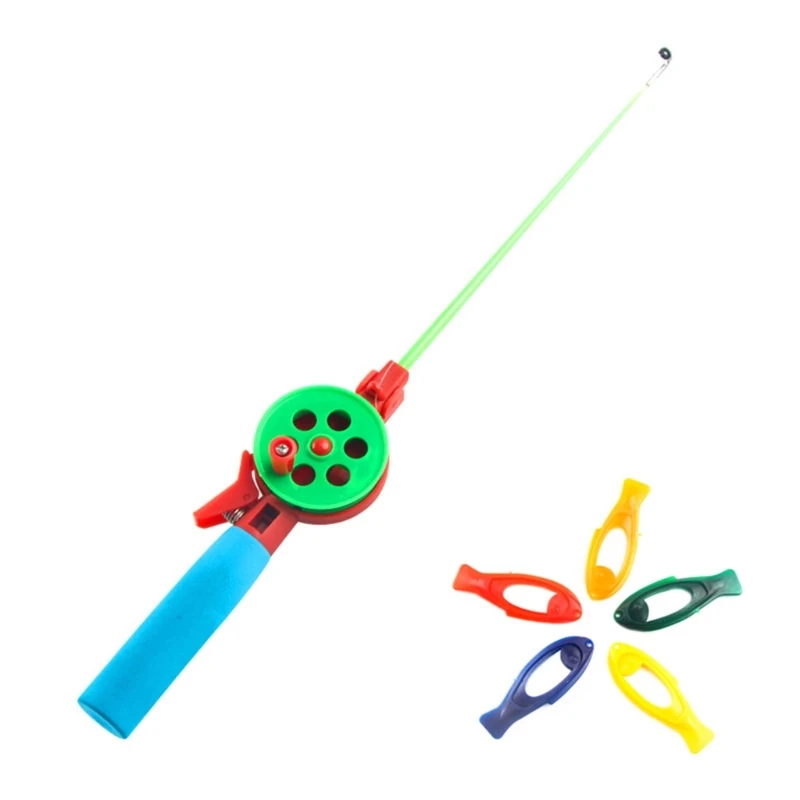 Fishing Rod Kids Fishing Toy Ice Fishing Rod Ice Rod Fishing Rod with Fishing Reel Short Fishing Rod Outdoor Child Toy