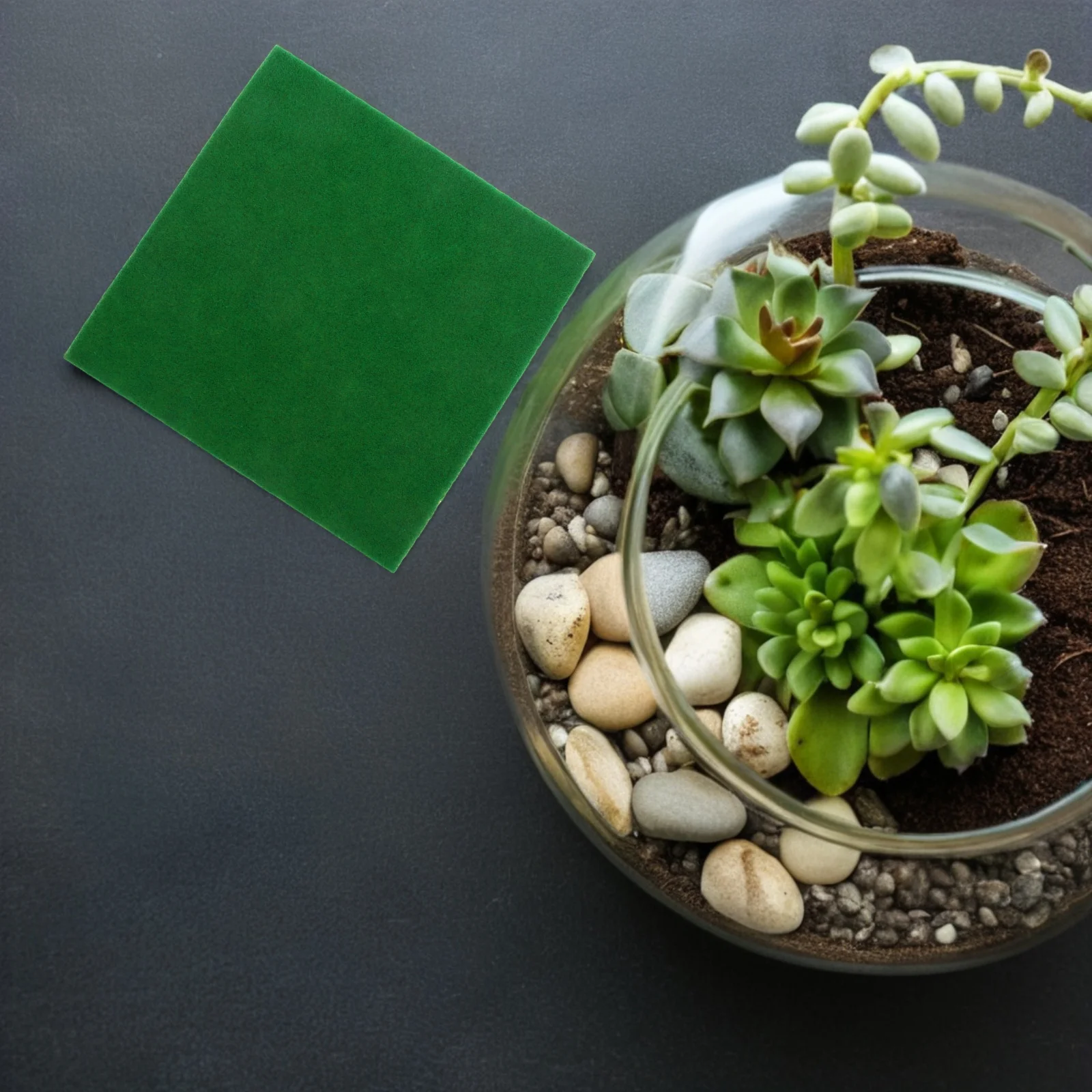 10 pçs artificial musgo relvado realista falso tapete de grama para diy mini jardim fadas gramado quadrados micro paisagem relvado artesanato