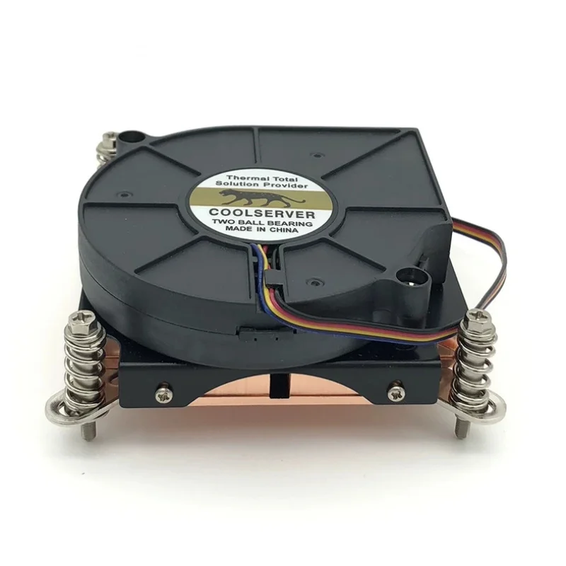 A+for LGA2011 115X 1U Active CPU Cooler PWM Fan Multi-Platform Pure Copper Heatpipe