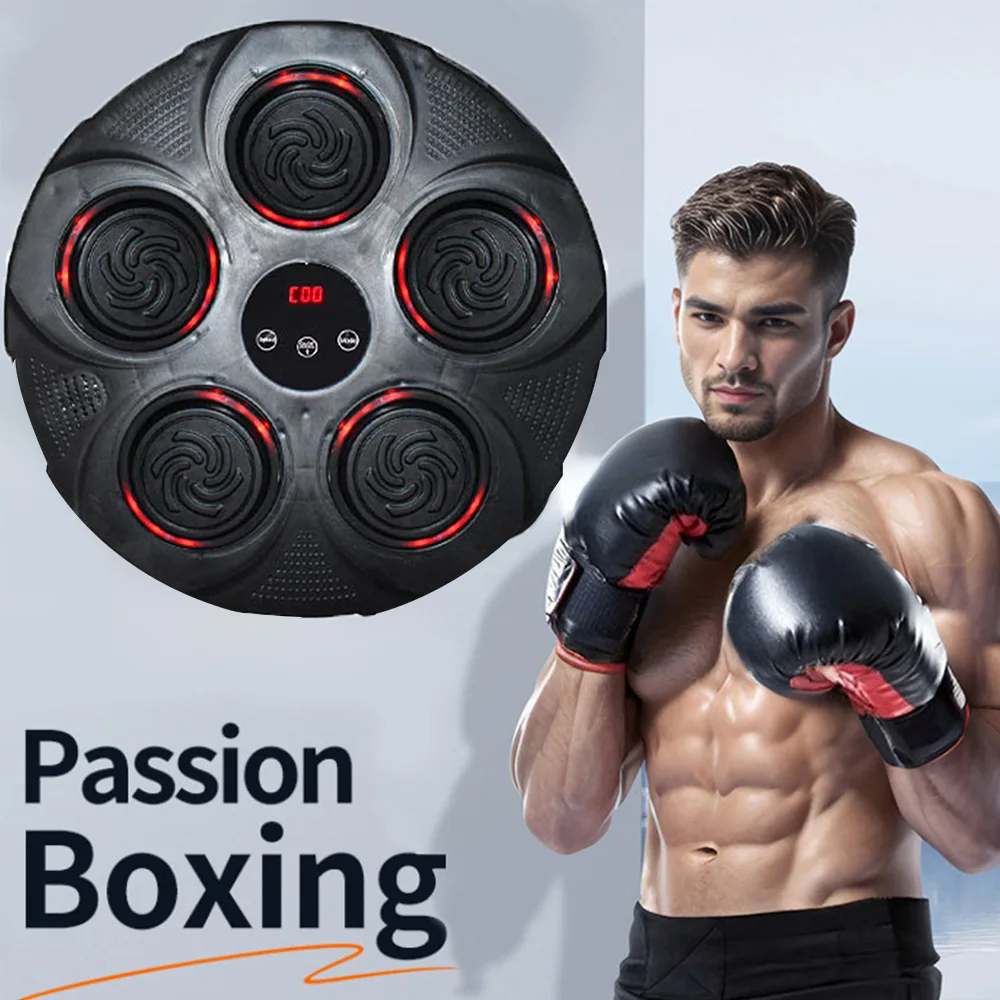 New Smart Music Boxing Machine Adult/Children Sports Fitness Boxing Trainer Home Exercise Response Training Boxing Wall Target