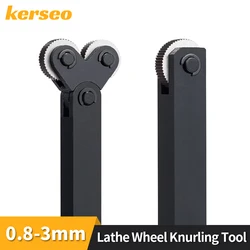 1 Set Knurling Tool 0.8-3mm Straight/Reticulated Knurling Cutter Lathe Cutter Machine Tools 20mm Bar Shank Single Double Wheel