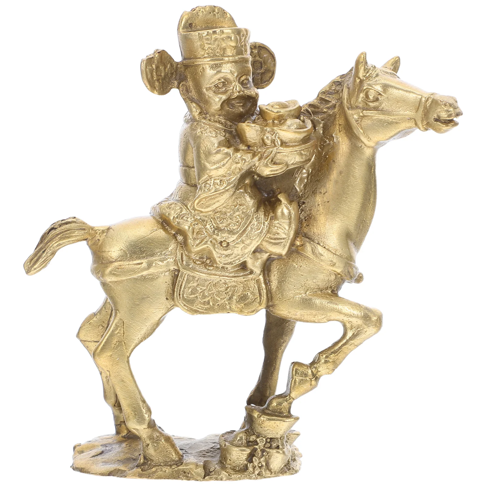 

Brass Horse Statue Decor s Chinese New Year Ornament Sculpture Feng Shui