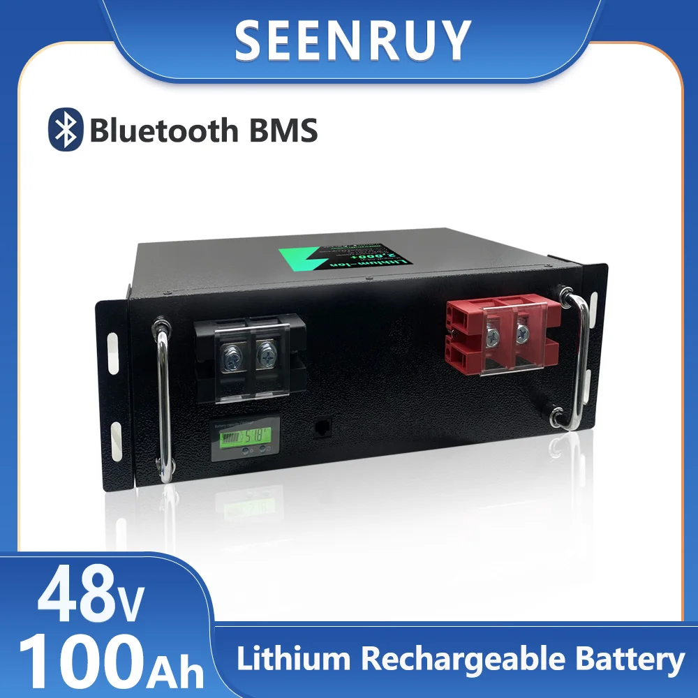 48V 100AH Li-ion With Charger Lithium polymer Battery Bluetooth APP BMS RS485 For UPS Inverter Solar Energy Storage