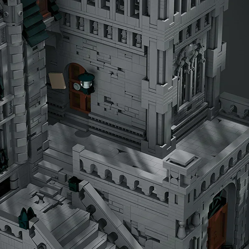 Moc Bouwstenen Beroemd spel Stad Model De straten van Yharnam Technologie Modulaire blokken Cadeau Kerstspeelgoed DIY-sets Montage