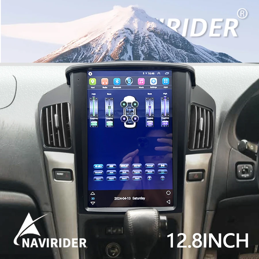 

Вертикальный экран для Lexus RX300 RX330 Toyota Harrier 12,1 1998-1997, 2003 дюйма, Android 13