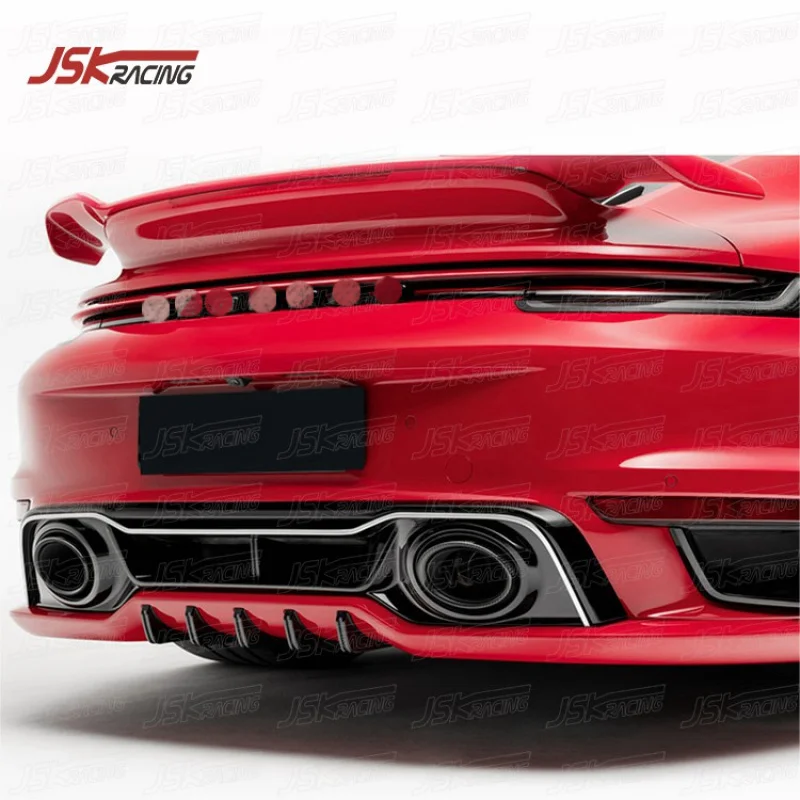 

T STYLE CARBON FIBER REAR DIFFUSER For 2018-2022 PORSCHE 911 992 TURBO S