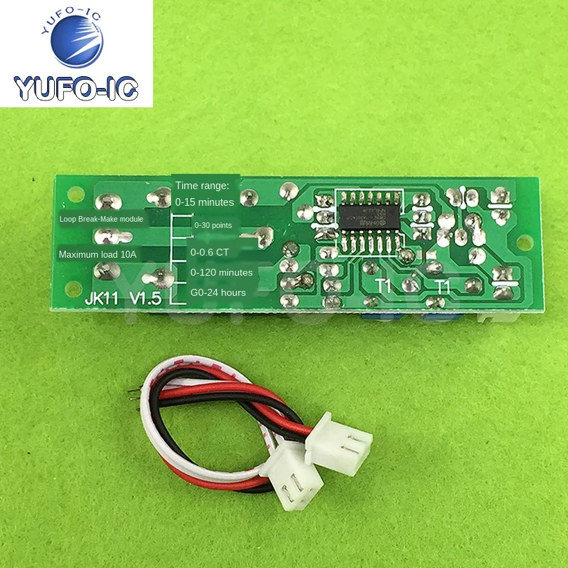 Free Ship 1PCS Infinite Loop Delay 5V/12V/24V Dual Adjustable Multifunction Relay Module 60 Fen Zhong Adjustable