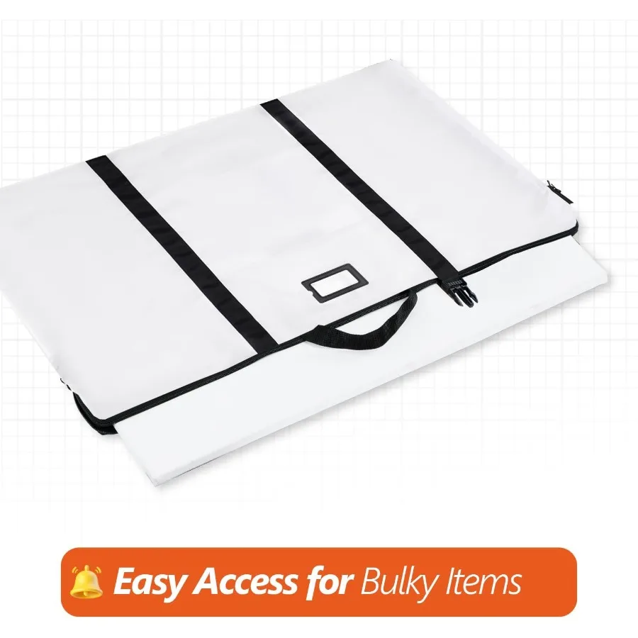 Большая сумка для художественного портфолио, легкая нейлоновая сумка на плечо 24 x 36 дюймов с ручкой и молнией для эффективного эскиза плаката