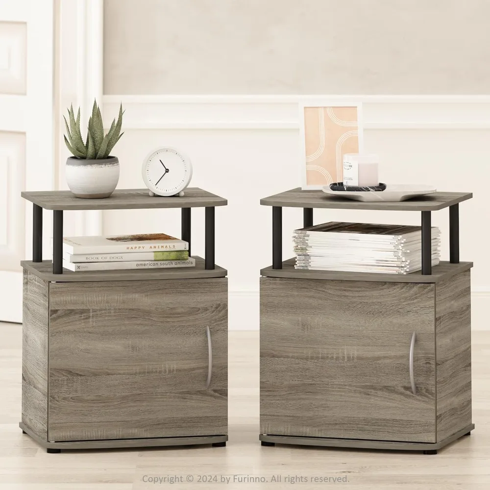 

Nightstands, Bedside Tables End for Bedroom Furniture, Utility Nightstand, Manufactured From High-quality Durable Composite Wood
